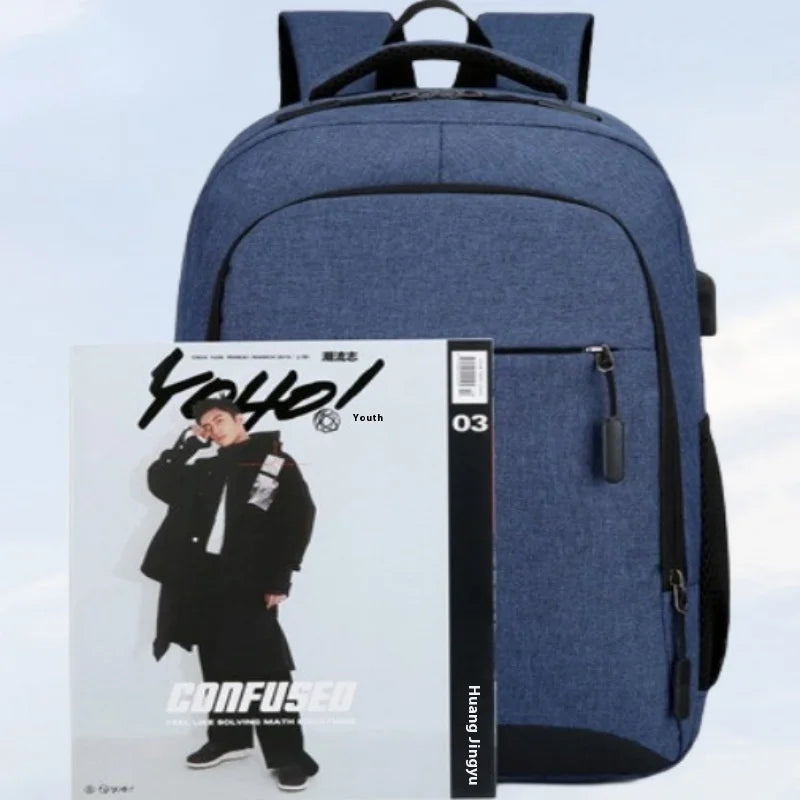 Nylon Backpack Simple and Fashionable Casual Backpack Business Commuting Computer Bag Large Capacity Backpack